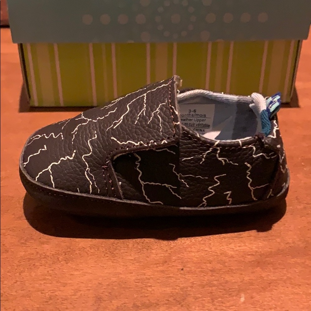 KicKee Pants Baby leather slip on shoes